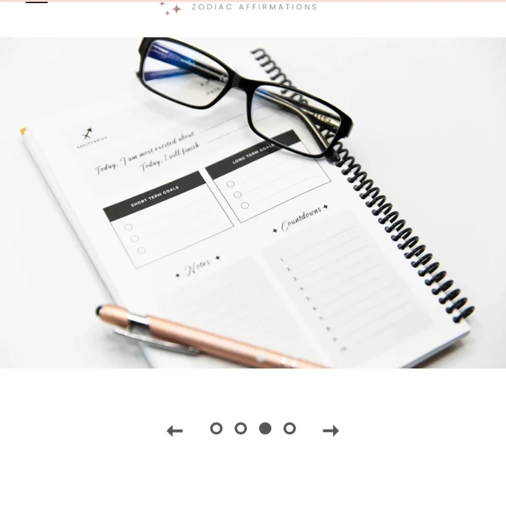 💜 Four-Month Undated Daily Planner for Sagittarius